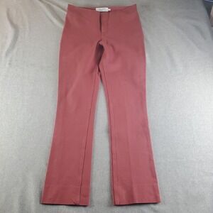 MM Lafleur Pant Size 4 Orange Brick Straight Leg Trousers Classic Business
